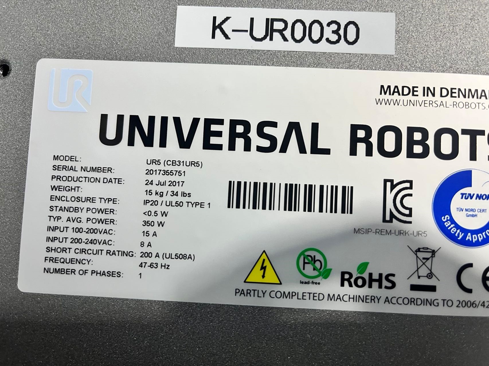 UR5 collaborative robot