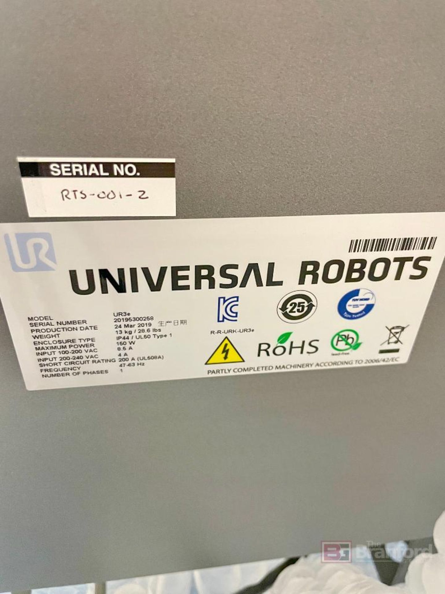 UR3e collaborative robot
