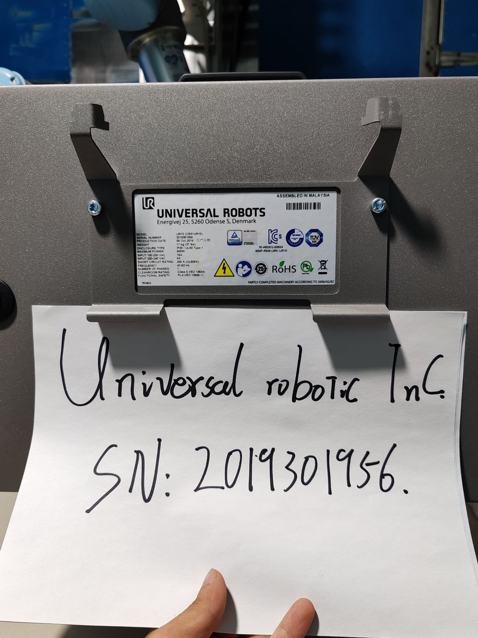 UR10 collaborative robot