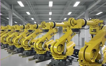 Robots industriales usados FANUC y Universal Robots para automatización en México