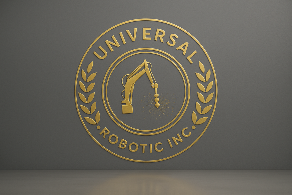 Universal Robotic Inc. logo representing a supplier of refurbished industrial robots