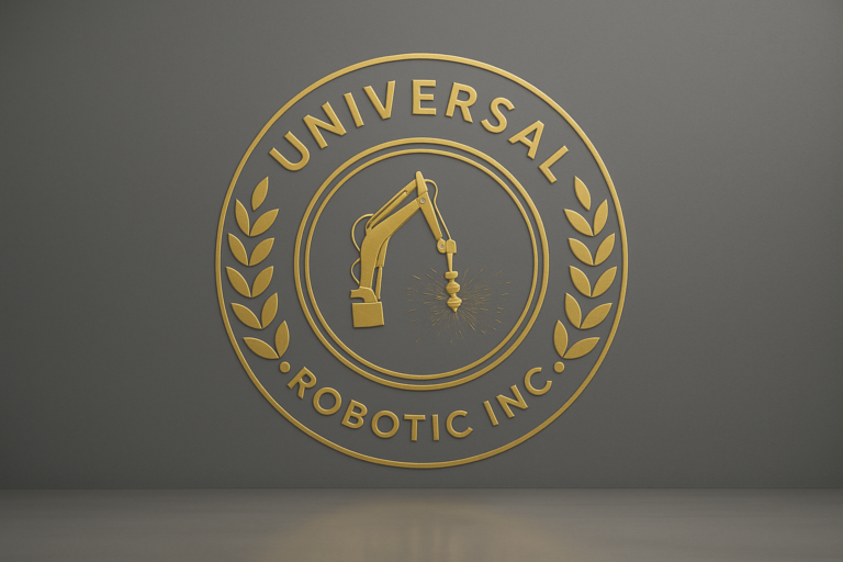 Universal Robotic Inc. logo representing a supplier of refurbished industrial robots
